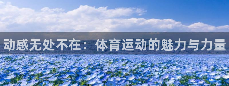 杏悦体育注册代理：动感无处不在：体育运动的魅力与力量