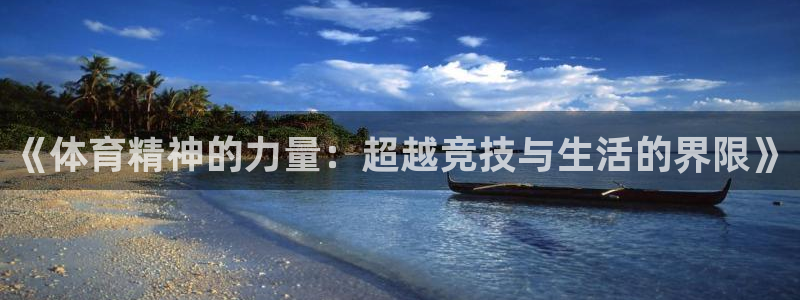 杏悦体育2官网入口：《体育精神的力量：超越竞技与生活的界限》