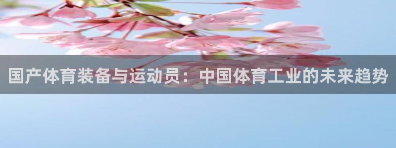 杏悦凯捷注册：国产体育装备与运动员：中国体育工业的未来趋势