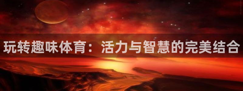 杏悦体育代理：玩转趣味体育：活力与智慧的完美结合